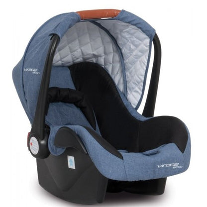 EASYGO - Carrinho multifuncional VIRAGE ECCO + STARTER 0+ ISOFIX READY Denim