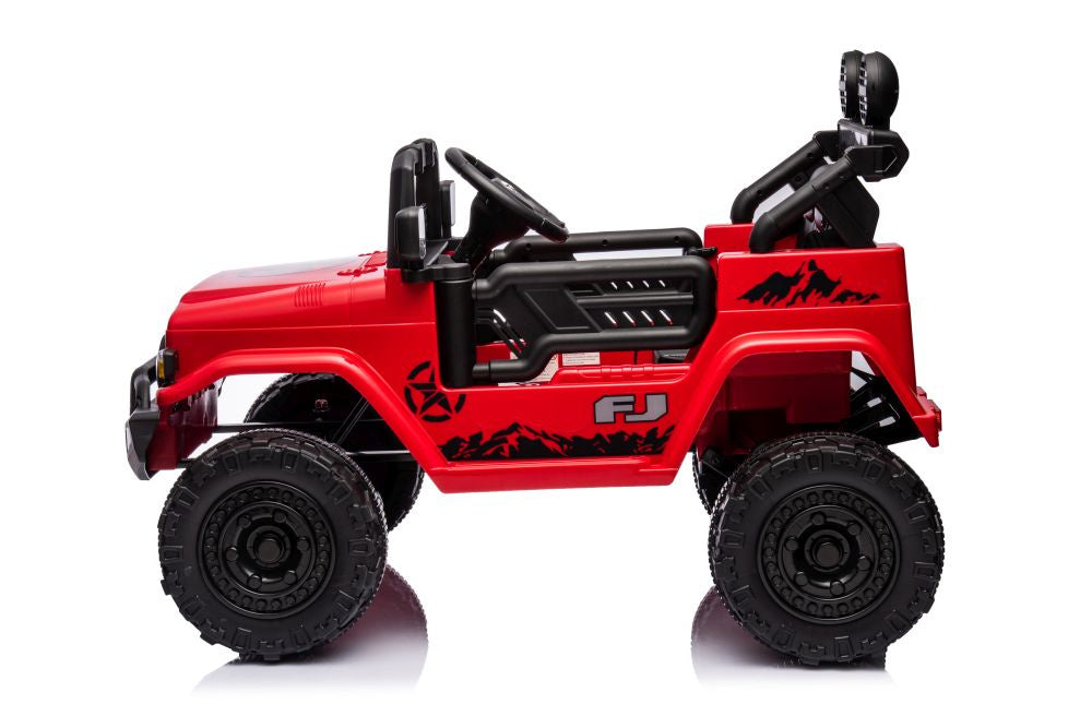 Veículo elétrico Toyota FJ vermelho 4x4