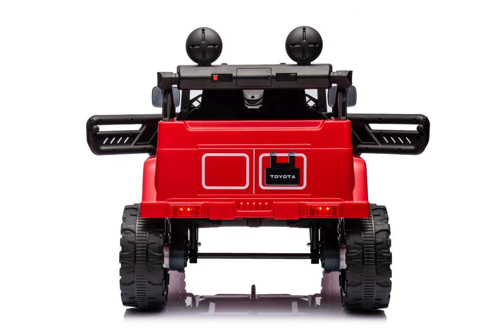Veículo elétrico Toyota FJ vermelho 4x4
