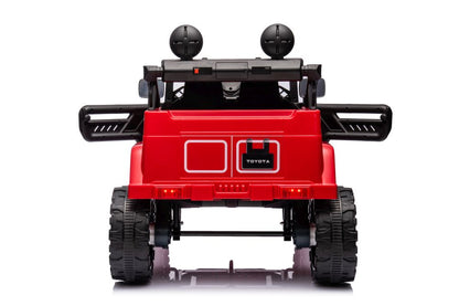 Veículo elétrico Toyota FJ vermelho 4x4