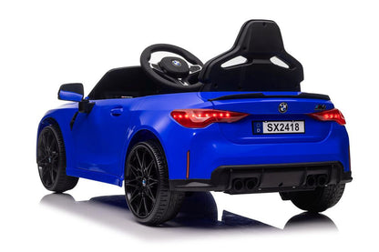 Carro Elétrico BMW M4 Azul Pintado