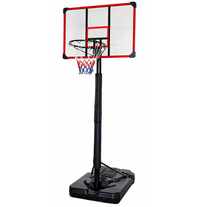 Cesto basquetebol móvel ajustável 200-305 cm
