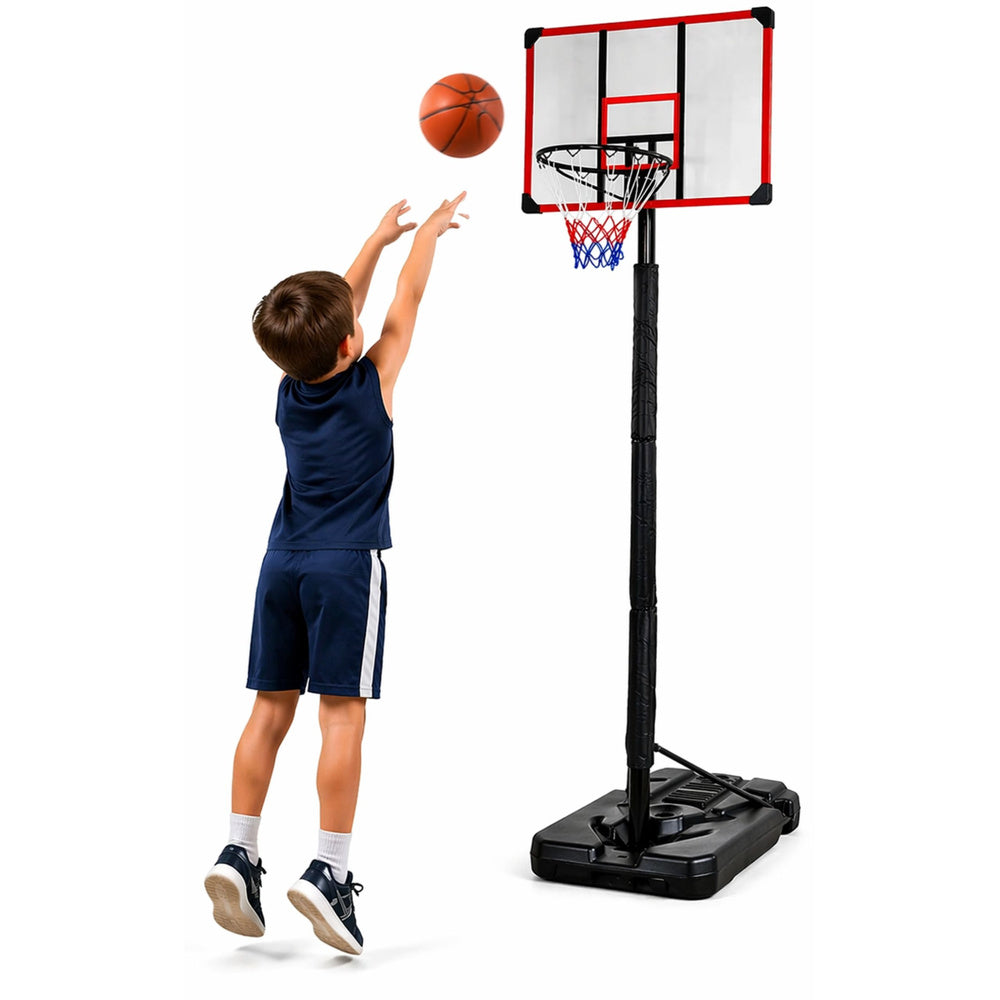 Cesto basquetebol móvel ajustável 200-305 cm