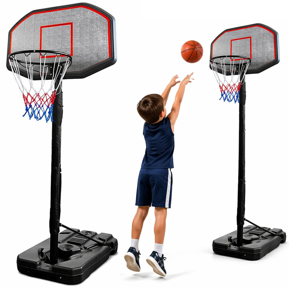Cesto basquetebol ajustável com base 200-300 cm