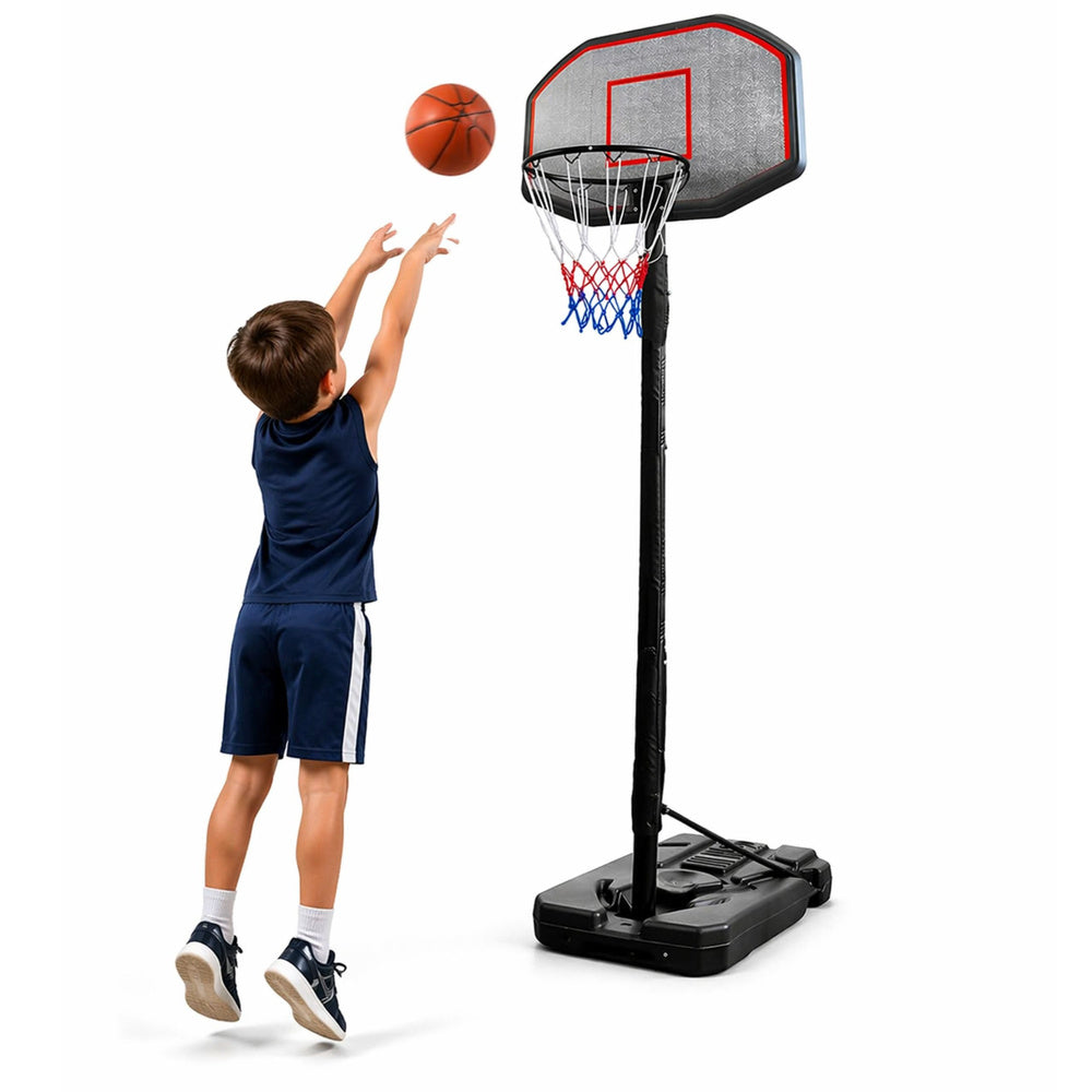 Cesto basquetebol ajustável com base 200-300 cm