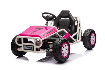 Buggy elétrico A8812 rosa 24V