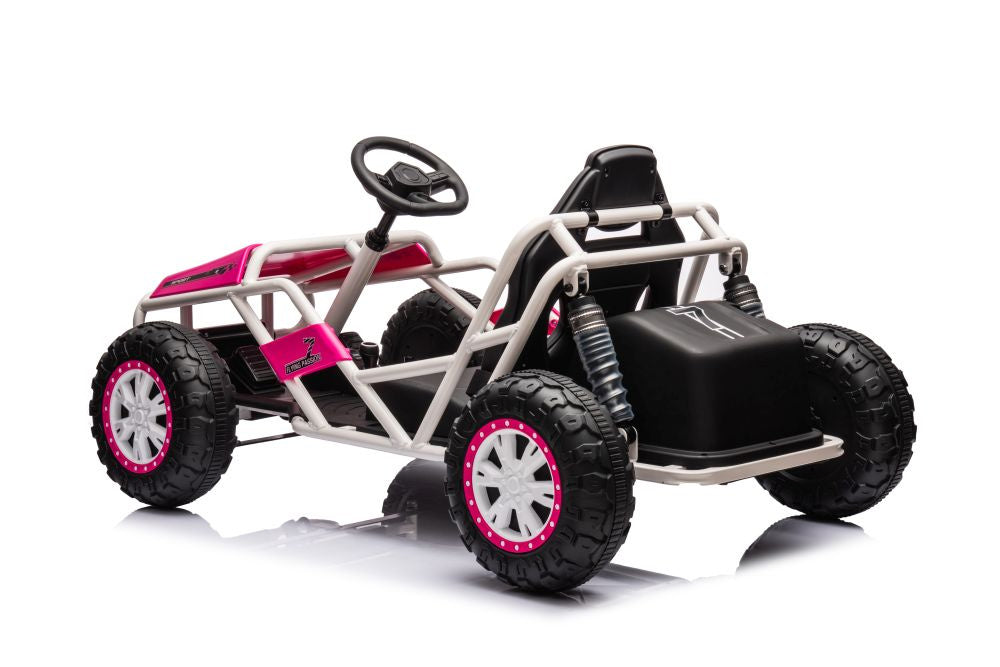 Buggy elétrico A8812 rosa 24V