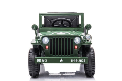 Carro elétrico JH-103 verde militar 4x4