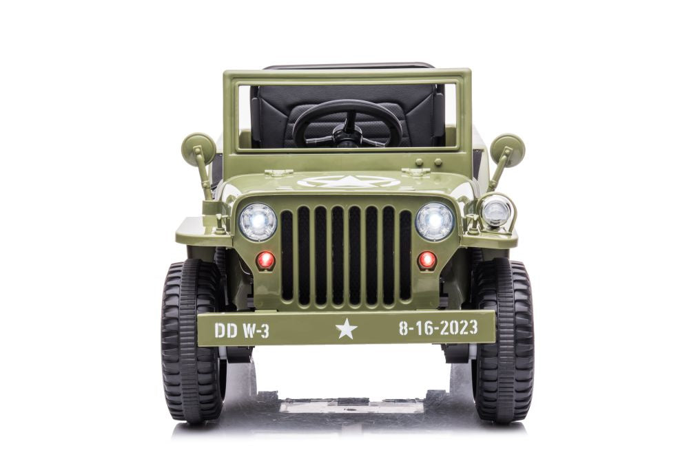 Carro elétrico JH-103 verde oliva 4x4