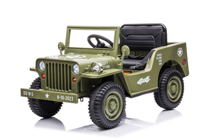 Carro elétrico JH-103 verde oliva 4x4