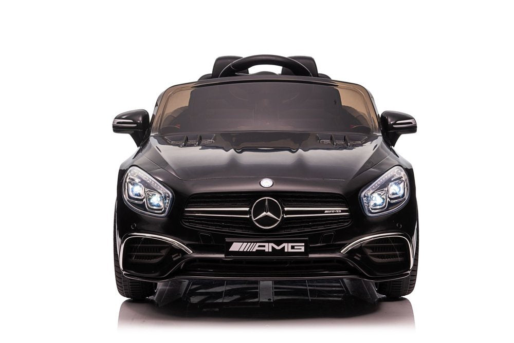Carro elétrico infantil Mercedes SL65 S preto pintado LCD