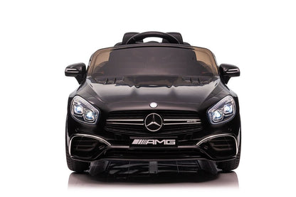 Carro elétrico infantil Mercedes SL65 S preto pintado LCD