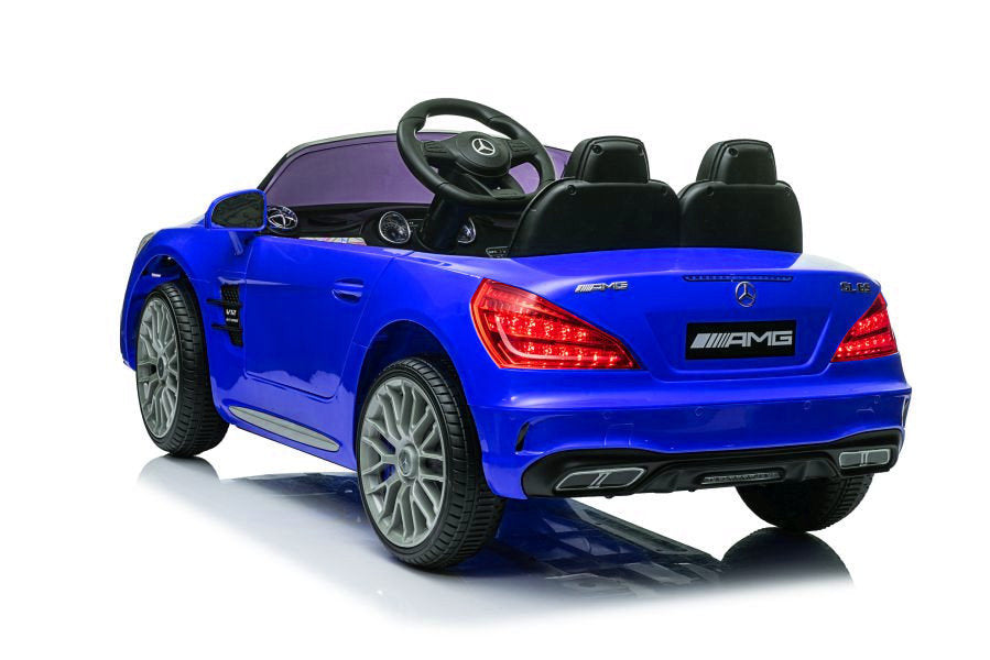 Carro elétrico infantil Mercedes SL65 S azul lacado LCD