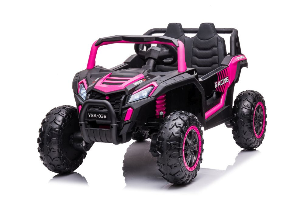 Carro elétrico YSA036 4x4 rosa