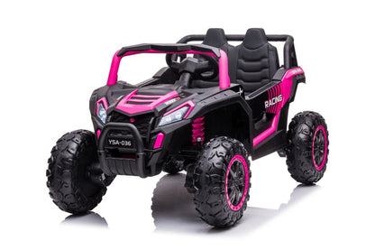 Carro elétrico YSA036 4x4 rosa