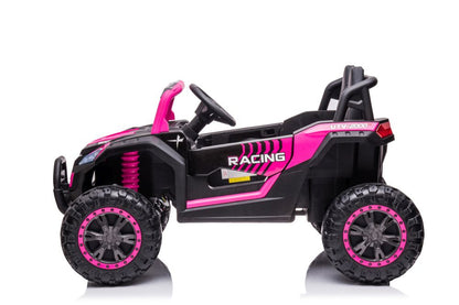 Carro elétrico YSA036 4x4 rosa