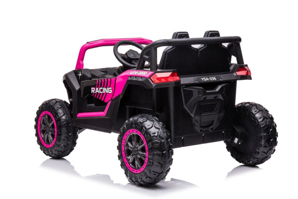 Carro elétrico YSA036 4x4 rosa