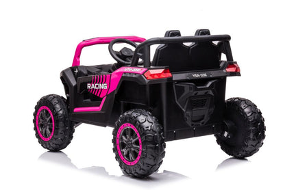 Carro elétrico YSA036 4x4 rosa