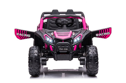 Carro elétrico YSA036 4x4 rosa