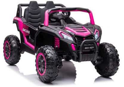 Carro elétrico YSA036 4x4 rosa