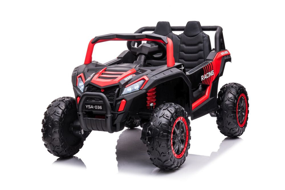 Carro elétrico YSA036 4x4 vermelho