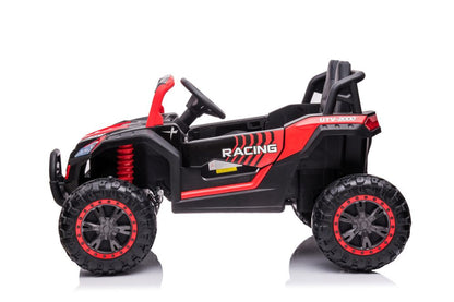 Carro elétrico YSA036 4x4 vermelho