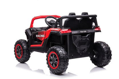 Carro elétrico YSA036 4x4 vermelho