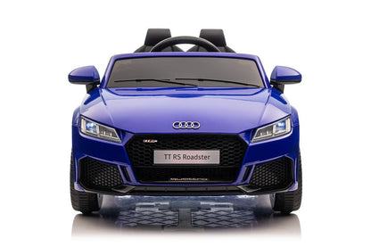 Carro elétrico Audi TTRS azul escuro