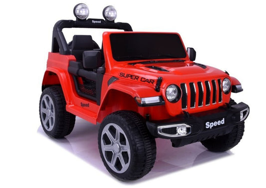 Veículo elétrico FT-938 vermelho pintado 4x4