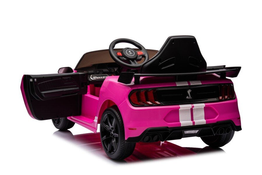 Carro elétrico Ford Mustang GT500 Shelby rosa