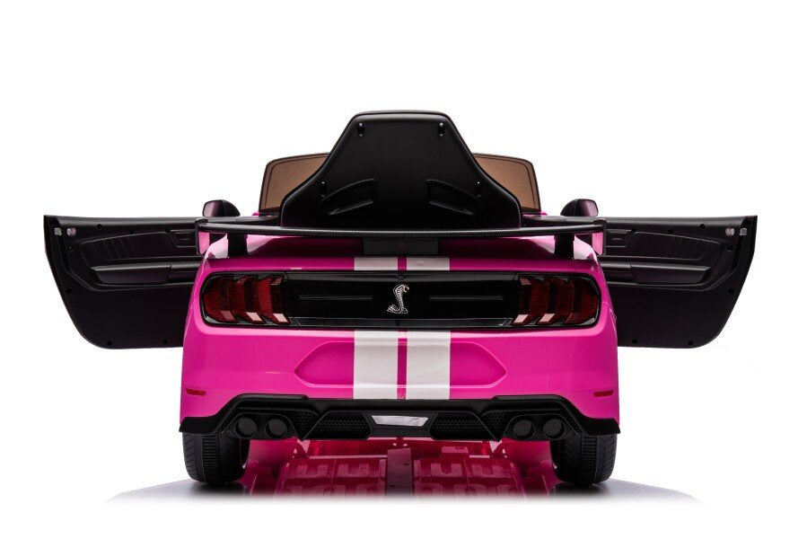 Carro elétrico Ford Mustang GT500 Shelby rosa