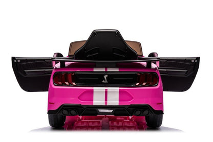Carro elétrico Ford Mustang GT500 Shelby rosa