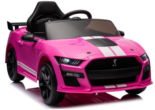 Carro elétrico Ford Mustang GT500 Shelby rosa