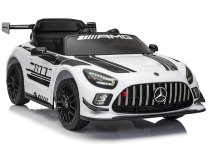 Carro elétrico Mercedes AMG GT3 branco