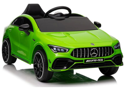 Carro elétrico Mercedes CLA 45S AMG 4x4 verde