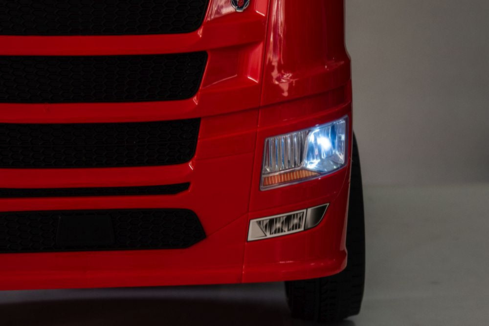 Carro elétrico Scania 500R HL698 vermelho 4x4