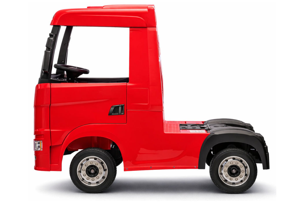 Carro elétrico Scania 500R HL698 vermelho 4x4