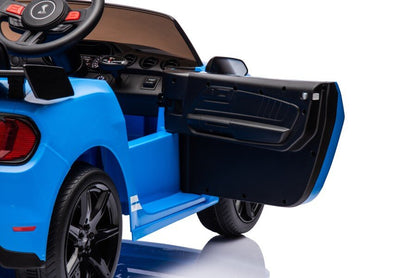 Carro elétrico Ford Mustang GT500 Shelby azul