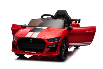 Carro elétrico Ford Mustang GT500 Shelby vermelho