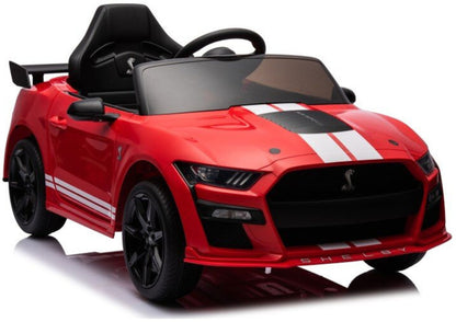 Carro elétrico Ford Mustang GT500 Shelby vermelho