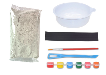 Kit gesso Halloween ímanes abóbora