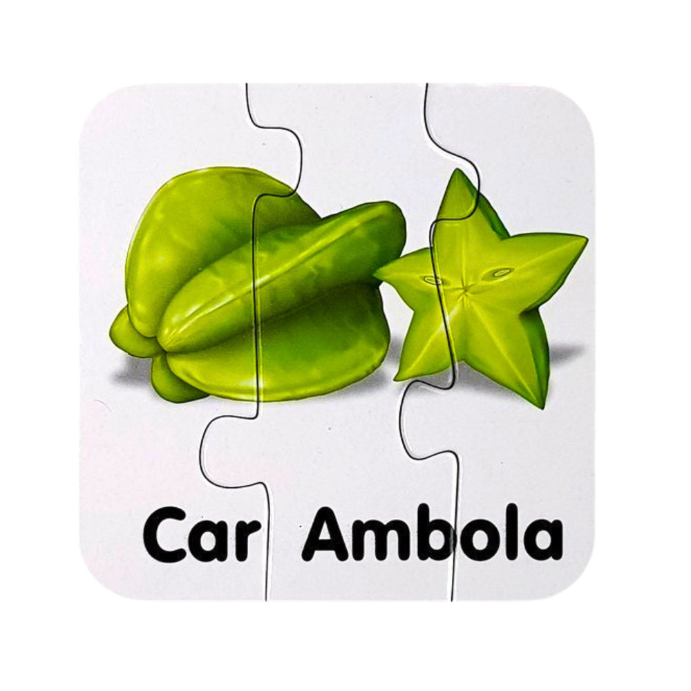 Puzzle educativo frutas 10 ligações
