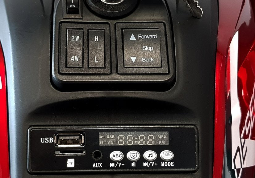 Quadriciclo elétrico XMX607 vermelho