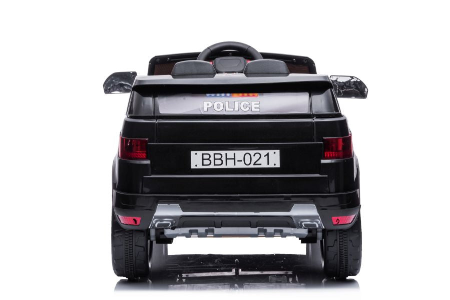 Carro elétrico polícia BBH-021 preto