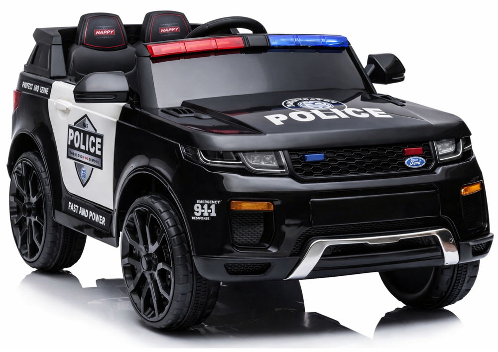 Carro elétrico polícia BBH-021 preto