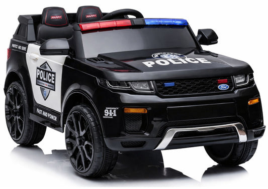 Carro elétrico polícia BBH-021 preto