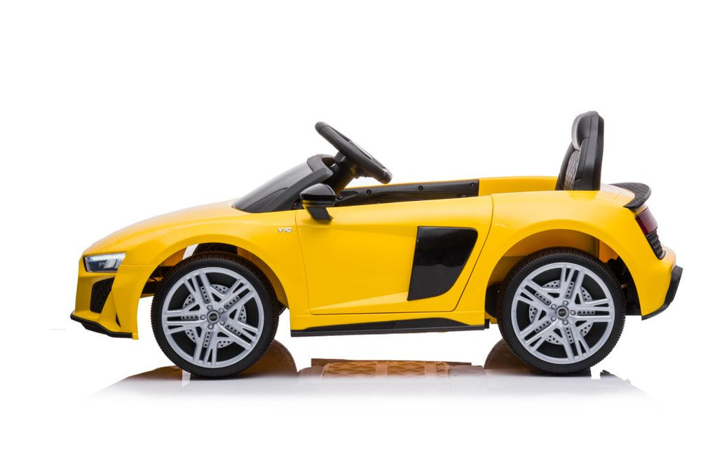 Carro elétrico Audi R8 Lift A300 amarelo