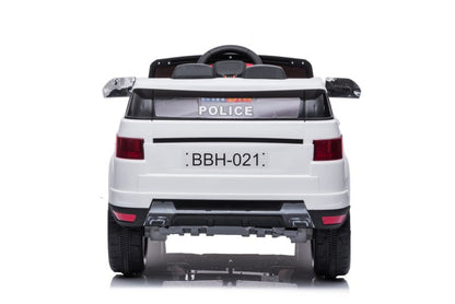 Carro elétrico polícia BBH-021 branco
