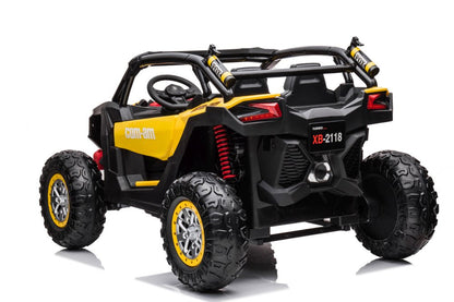 Carro elétrico XB-2118 dourado
