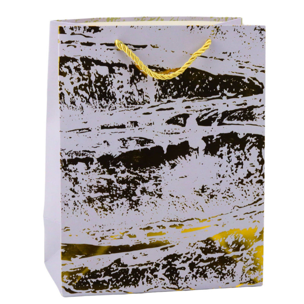 Saco de Presente Ornamentos Dourados 23x18x10cm (1 unidade, sortido)